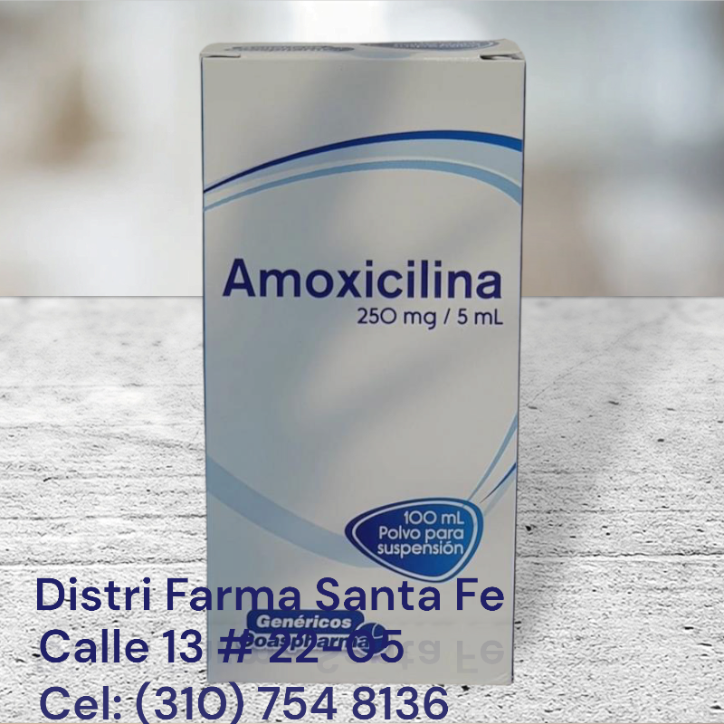 AMOXICILINA SUSPENSION COASPHARMA 250MG X 100ML