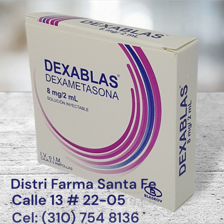 DEXABLAS 8MG/2ML CAJA X 5 AMPOLLAS (DEXAMETASONA)