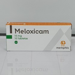 MELOXICAM MEMPHIS 15MG CAJA  X 10 TABLETAS