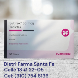 (T) EUTIROX 50MG X 50 TABLETAS