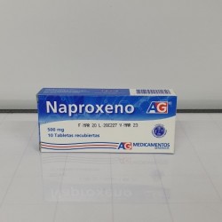 NAPROXENO AG 500MG X 10 TABLETAS