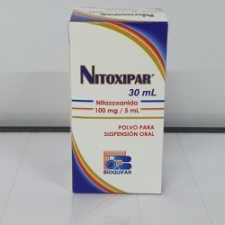NITOXIPAR SUSPENSION 100MGX 30ML (NITAZOXANIDA) BF