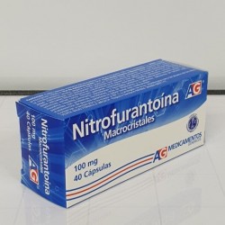 NITROFURANTOINA AG 100MG X 40 CAPSULAS