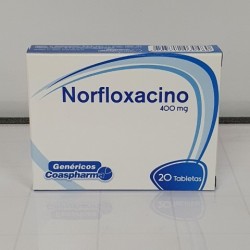 NORFLOXACINO COASPHARMA 400MG X 20 TABLETAS