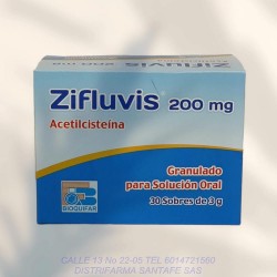ZIFLUVIS ACETILCISTEINA 200 MG X 30 SOBRES (BF)