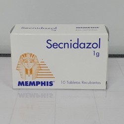 SECNIDAZOL MEMPHIS 1GR X 10 TABLETAS