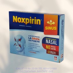NOXPIRIN SINUS X  12 CAPSULAS