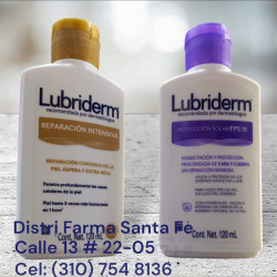 CREMA LUBRIDERM UV O TAPA DORADA X 120ML (IVA)