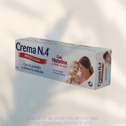 CREMA No 4 MEDICADA X 60GR (GRANDE) (TQ)
