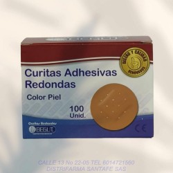 CURITAS REDONDAS X 100 UNIDADES