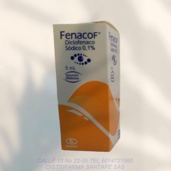 FENACOF 5ML  DICLOFENACO  0.1% (GOTAS OFTALMICAS)