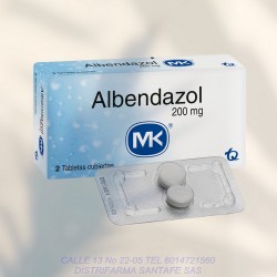 ALBENDAZOL MK 200MG X 2...