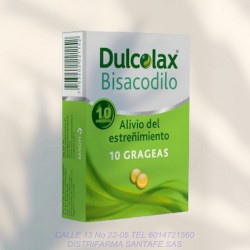 DULCOLAX GRAGEAS X 10 TABLETAS