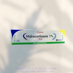 HIDROCORTISONA CREMA 1% TUBO X 15GR