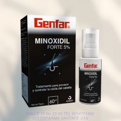 MINOXIDIL FORTE 5% DE GENFAR X 60ML