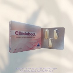 CLINDABACT X 3 OVULOS (CLOTRIMAZOL + CLINDAMICINA)