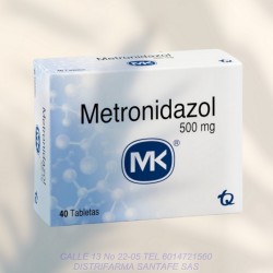 METRONIDAZOL MK 500MG X 40 TABLETAS