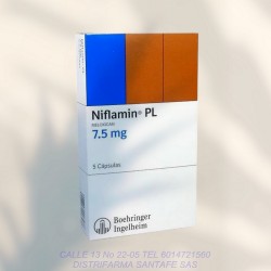 NIFLAMIN PL 7.5MG X 5 CAPSULAS