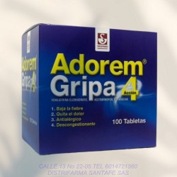 ADOREM GRIPA X 100 TABLETAS