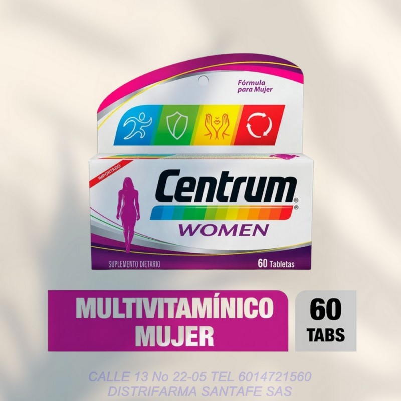 CENTRUM WOMEN / MEN  X 30 TABLETAS (IVA)