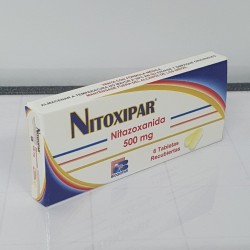 NITOXIPAR 500MG X 6 TABLETAS (NITAZOXANIDA) (BF)