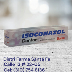 ISOCONAZOL CREMA GENFAR TUBO X 20GR