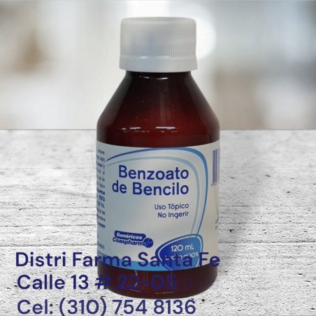 BENZOATO DE BENCILO LOCION COASPHARMA  X 120ML