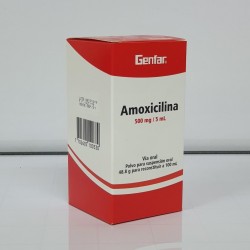 AMOXICILINA SUSPENSION GENFAR 500MG X 100ML